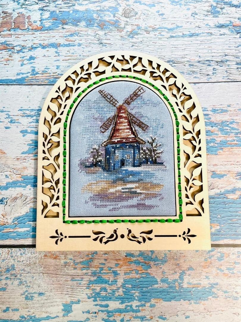 Windmill Winter - PDF Cross Stitch Pattern