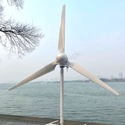 Horizontal Wind Turbine Generator Windmill 30KW 40KW 24V 48V 96V 110V 120V 220V 230V 380V 3 Blades Permanent Magnet Generator