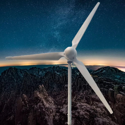 Horizontal Wind Turbine Generator Windmill 30KW 40KW 24V 48V 96V 110V 120V 220V 230V 380V 3 Blades Permanent Magnet Generator