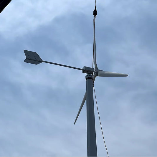 New Energy 30000W 48V-220V Small Windmill 3 Blades Horizontal Wind Turbine Generator Free MPPT Controller for Homeuse for You