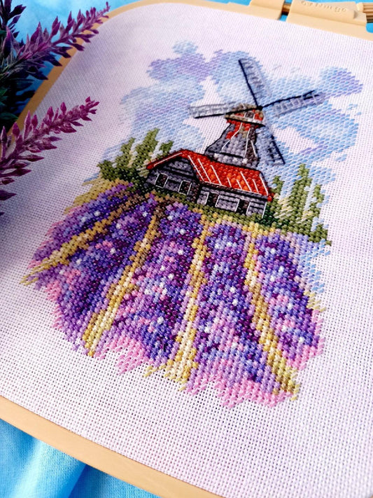 Summer Windmill - PDF Cross Stitch Pattern