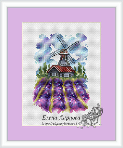 Summer Windmill - PDF Cross Stitch Pattern