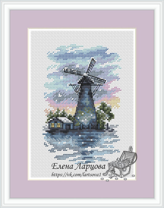 Windmill - PDF Cross Stitch Pattern