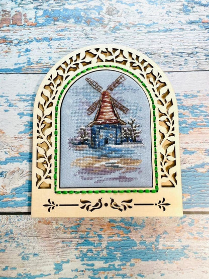 Windmill Winter - PDF Cross Stitch Pattern